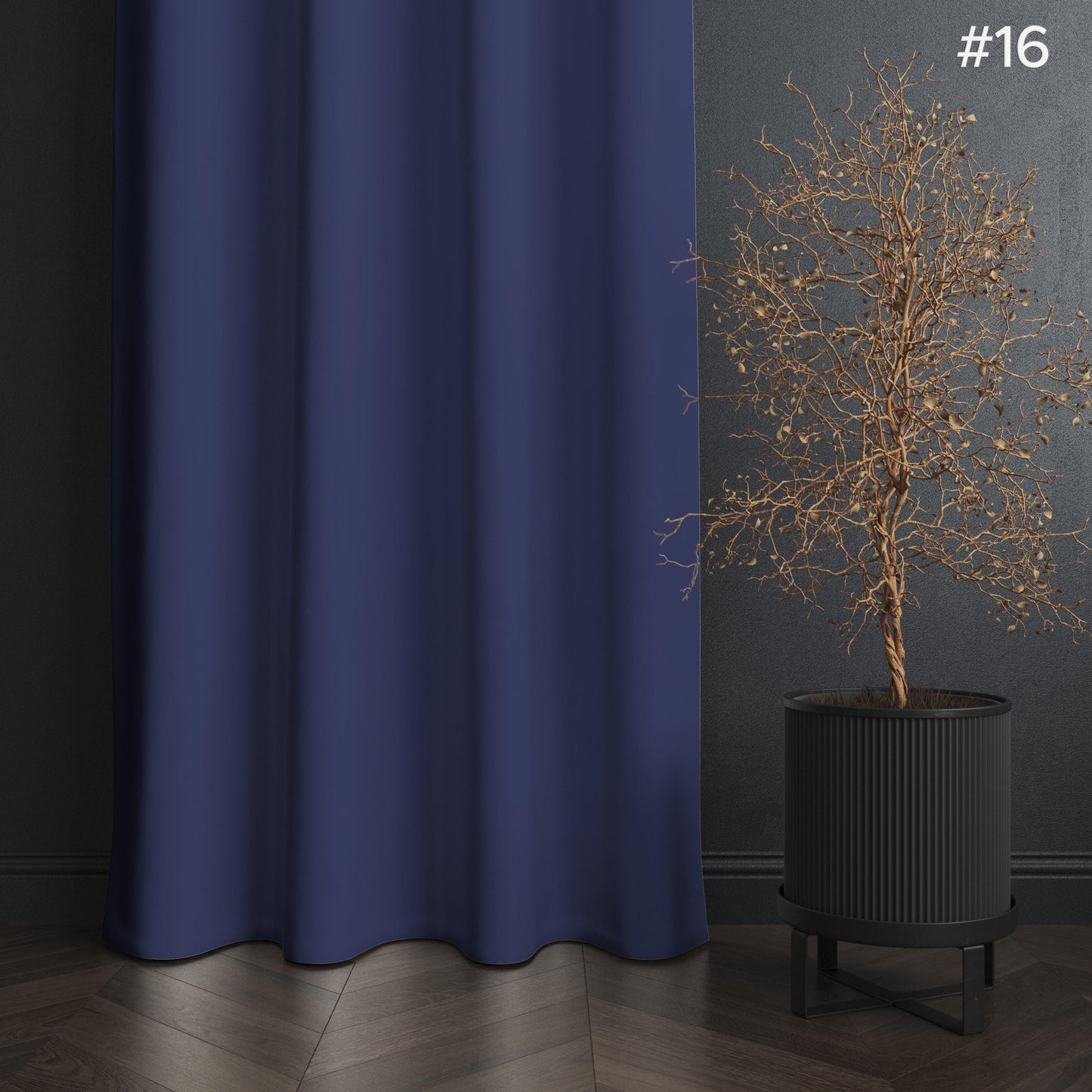 NAVI - 1PC KOREAN SOFT BLOCKOUT CURTAIN | BASIC SHADES | Ring Type For Living Room Bedroom Window Treatment | SOLD PER PIECE/PANEL