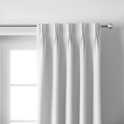 NAVI Pinch Pleat Blackout Curtains with Linen Sheer | DIY Pinch Pleat Hook | Korean Soft Blockout | for Living Room & Bedroom Window Treatment | 100% Polyester, Thermal Insulation, Privacy Protection, Sunlight & Sound Blocking, Energy Saving