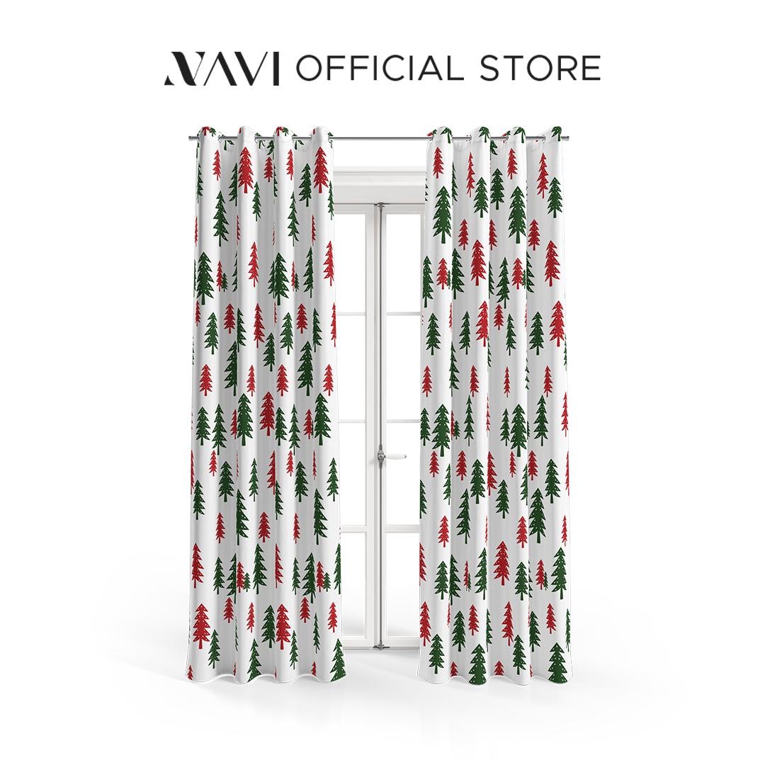 NAVI【The Holiday Collection】Christmas Curtain | Ring Type For Living Room Bedroom Window Treatment