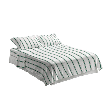 NAVI【GREEN】HAVEN COLLECTION Duvet Cover & Duvet Set Two-Toned Reversible Fully Garterized Hotel Quality 100% Cotton