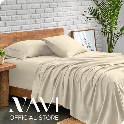 NAVI - Best-Selling Bedsheets | 3in1 Bedding Set | 1x Fitted Bedsheet + 2x Pillowcases | | 100% Cotton | Hotel Quality | Mix & Match Program | Free Shipping