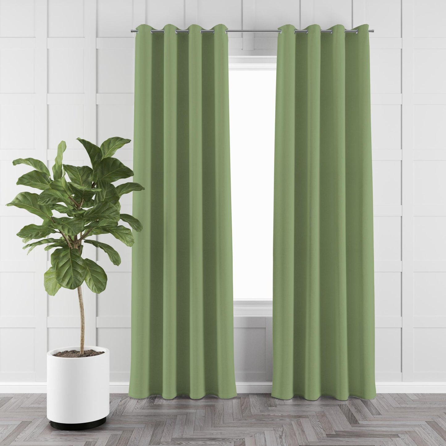 NAVI【BUY 1 & GET 1】KOREAN SOFT BLOCKOUT CURTAIN  | For Home Living Room Bedroom Window Treatment