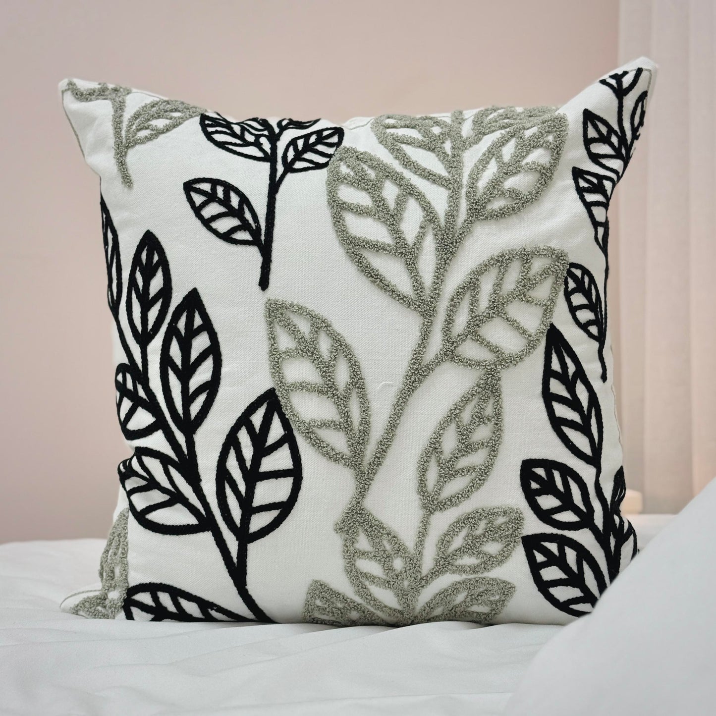 NAVI TPC | Throw Pillow Cover | Monochrome Collection | Cotton Canvas | Home Essentials | Sofa & Bed Styling