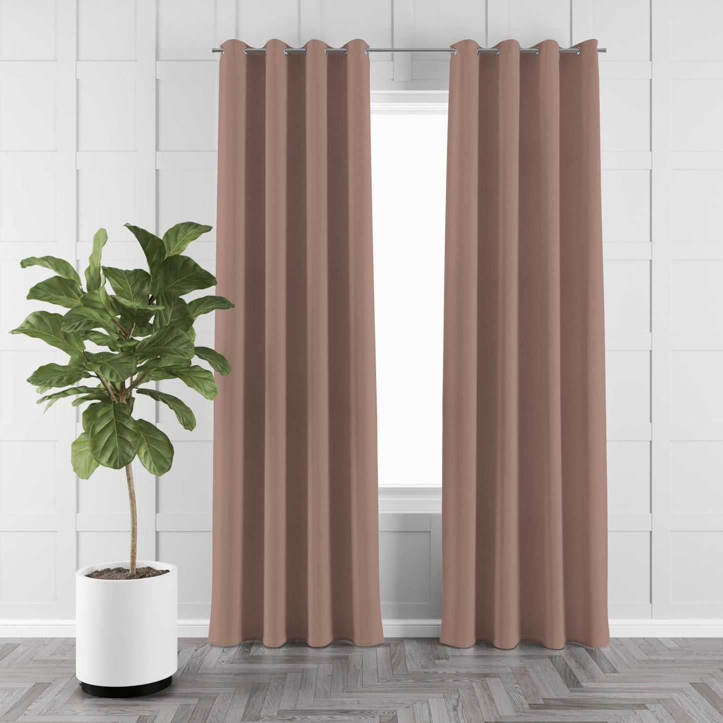 NAVI【BUY 1 & GET 1】KOREAN SOFT BLOCKOUT CURTAIN  | For Home Living Room Bedroom Window Treatment