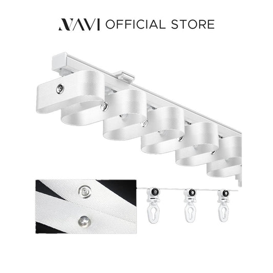 NAVI Curtain Track Accessories | S-Fold & Pleated Systems | Smooth & Silent Movement