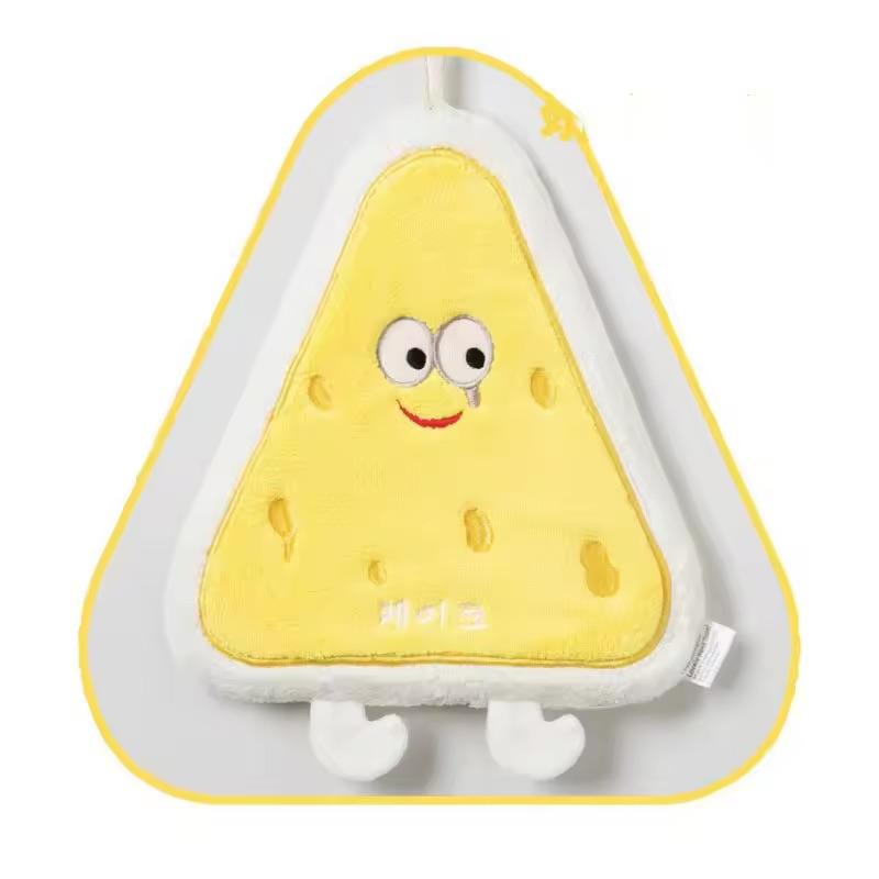 NAVI Cute Character Hand Towel & Pot Holder | Double-Layer Soft Cotton | Quick-Dry & Super Absorbent