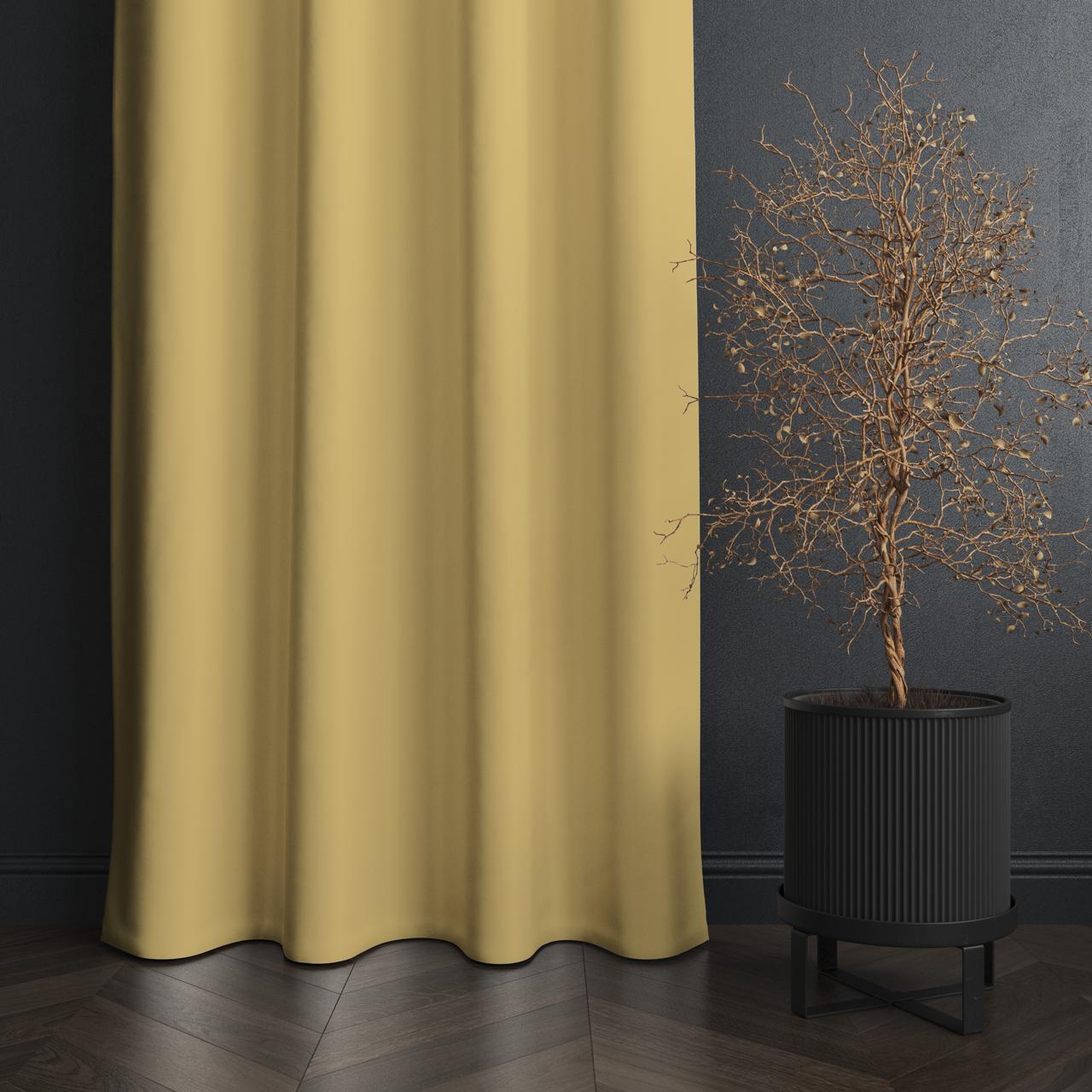 NAVI【NEW RELEASE】Lemon | KOREAN SOFT BLOCKOUT CURTAIN | Summer Collection | Ring Type For Living Room Bedroom Window Treatment