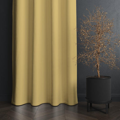 NAVI【NEW RELEASE】Lemon | KOREAN SOFT BLOCKOUT CURTAIN | Summer Collection | Ring Type For Living Room Bedroom Window Treatment