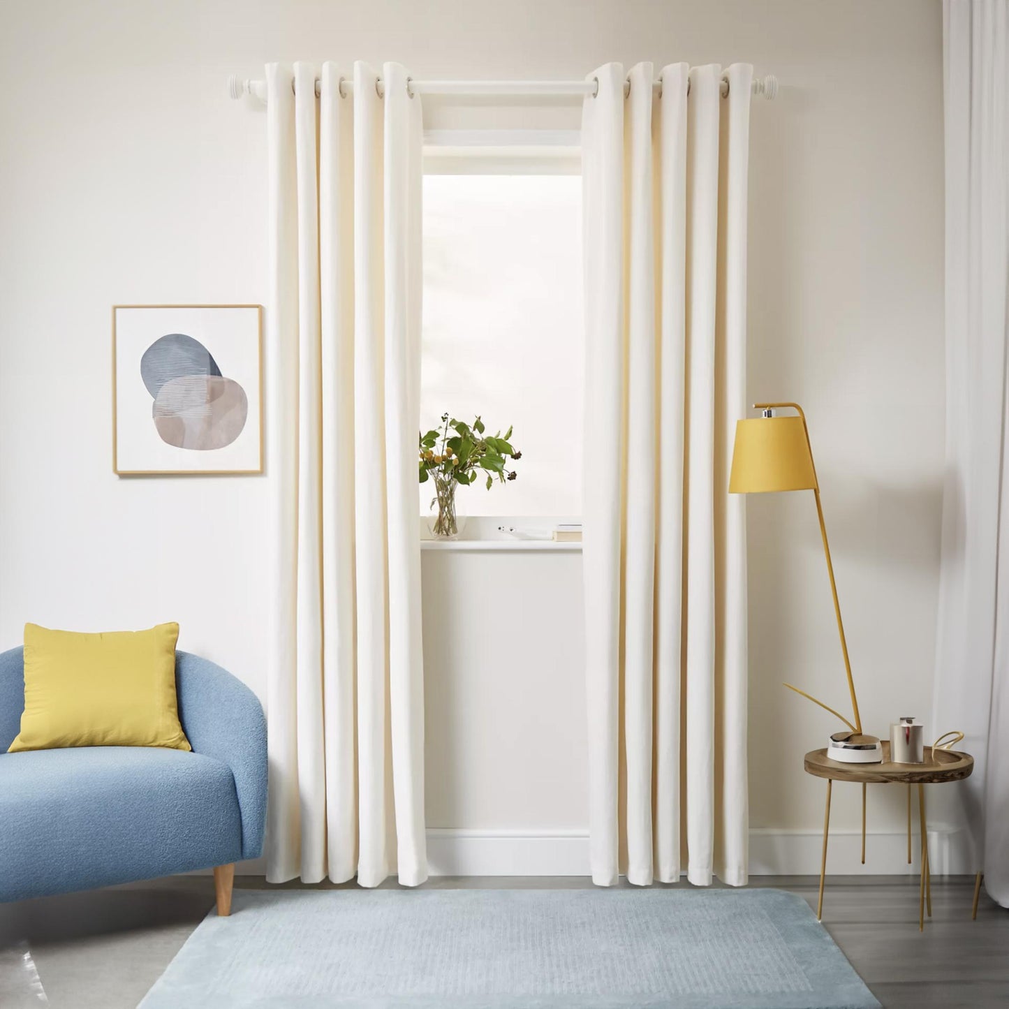 NAVI - 1PC Classic Home Curtains | Ring Type For Living Room Bedroom Window Treatment | SOLD PER PIECE/PANEL