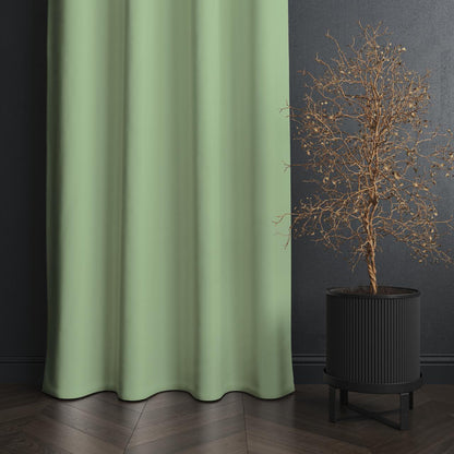NAVI【NEW RELEASE】Sage | KOREAN SOFT BLOCKOUT CURTAIN | Summer Collection | Ring Type For Living Room Bedroom Window Treatment