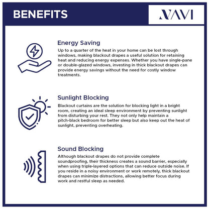 NAVI - 5in1 CHRISTMAS BLOCKOUT CURTAIN | SOLD PER SET