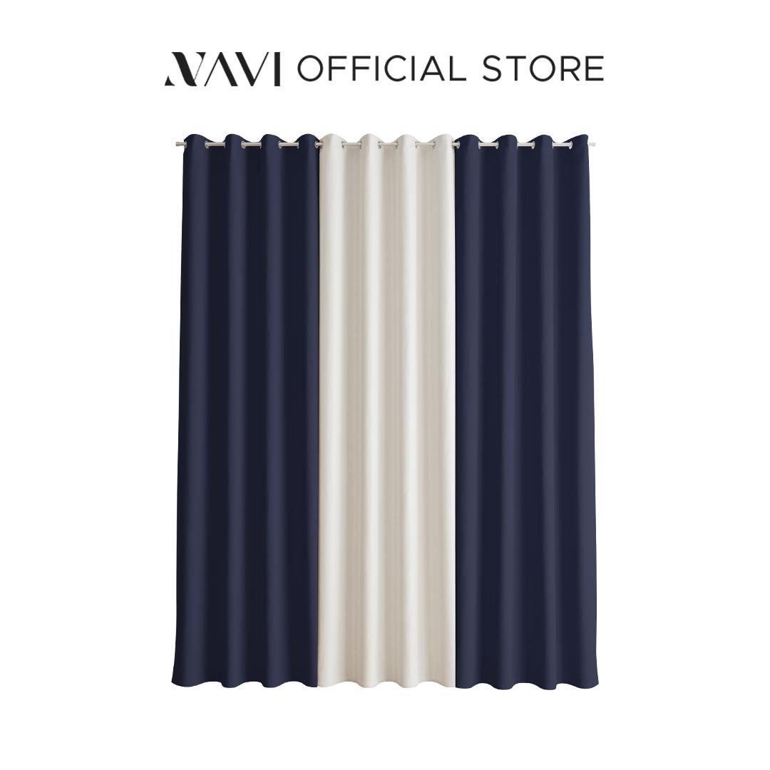 NAVI - 3in1 KOREAN SOFT BLOCKOUT CURTAIN | For Home Living Room Bedroom Window Treatment