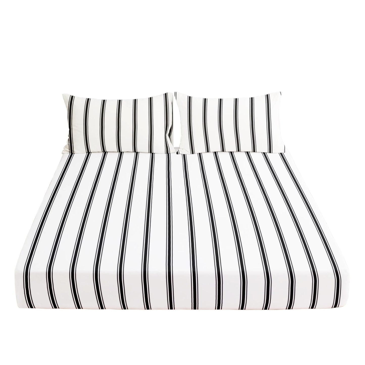 NAVI【BLACK】HAVEN COLLECTION Duvet Cover & Duvet Set Two-Toned Reversible Fully Garterized Hotel Quality 100% Cotton