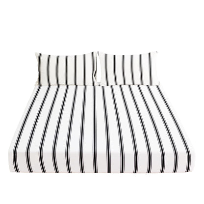 NAVI【BLACK】HAVEN COLLECTION Duvet Cover & Duvet Set Two-Toned Reversible Fully Garterized Hotel Quality 100% Cotton