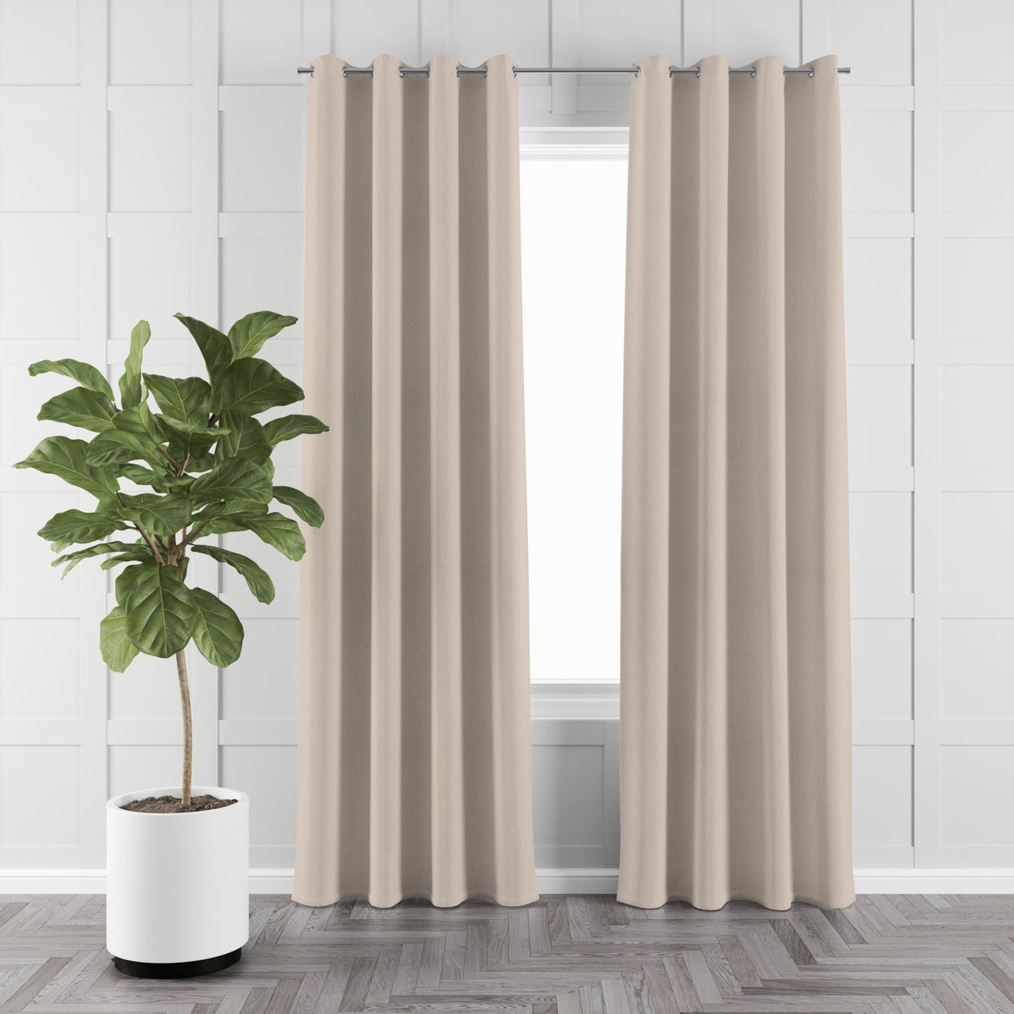 NAVI【BUY 1 & GET 1】KOREAN SOFT BLOCKOUT CURTAIN  | For Home Living Room Bedroom Window Treatment