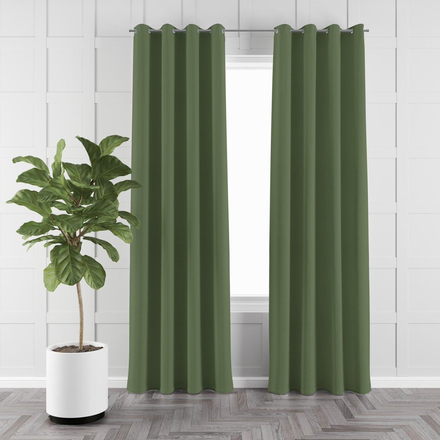 NAVI【BUY 1 & GET 1】KOREAN SOFT BLOCKOUT CURTAIN  | For Home Living Room Bedroom Window Treatment
