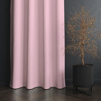 NAVI【NEW RELEASE】Pastel Pink | KOREAN SOFT BLOCKOUT CURTAIN | Summer Collection | Ring Type For Living Room Bedroom Window Treatment