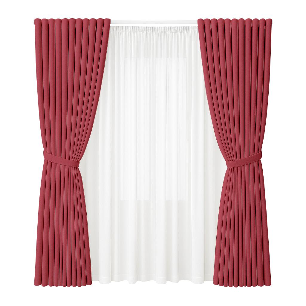 NAVI Signature Dual Layer Complete Curtain Set | 6-in-1 and 8-in-1 | Korean Soft Blockout | Premium Bundle, Complete Accessories