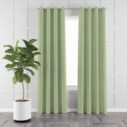 NAVI【NEW RELEASE】Avocado | KOREAN SOFT BLOCKOUT CURTAIN | Summer Collection | Ring Type For Living Room Bedroom Window Treatment
