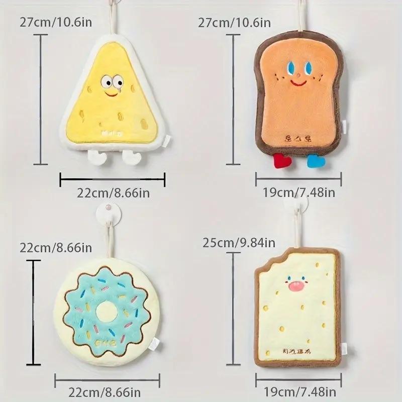 NAVI Cute Character Hand Towel & Pot Holder | Double-Layer Soft Cotton | Quick-Dry & Super Absorbent