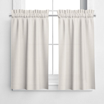 NAVI Short Blockout Curtain for Small Windows | Half Window Coverage | Light Control & Privacy