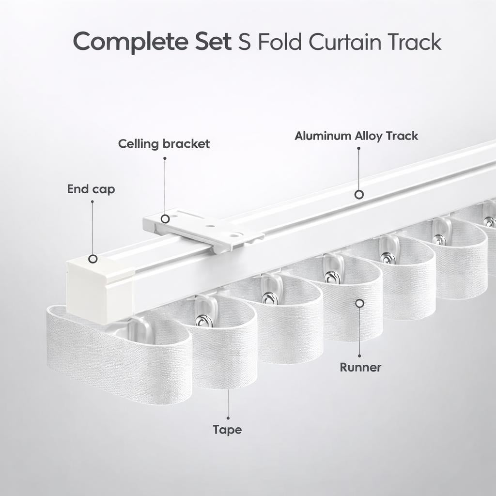 NAVI Complete Curtain Track Set