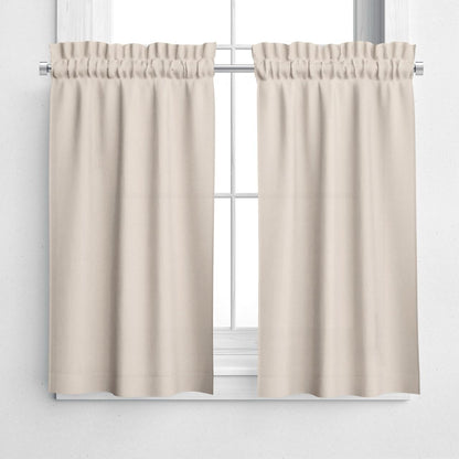 NAVI Rod Pocket Blockout Curtain | Korean Soft Blockout | Non Ring for Living Room & Bedroom Window Treatment | 100% Polyester, Thermal Insulation, Privacy Protection, Sunlight & Sound Blocking, Energy Saving