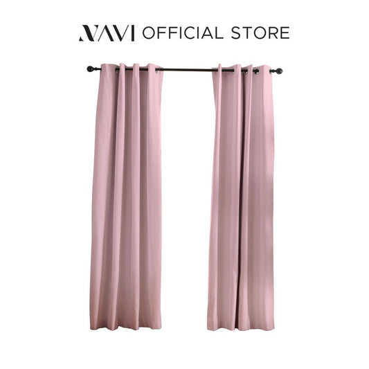 NAVI【BUY 1 & GET 1】Normal Curtains - Soft | For Home Living Room Bedroom Window Treatment