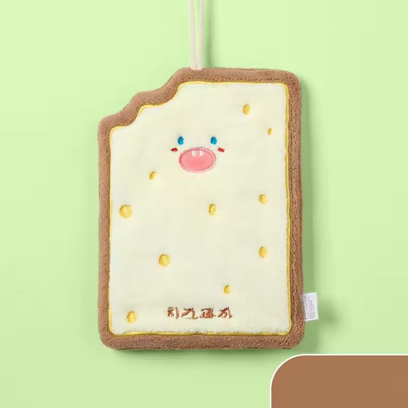 NAVI Cute Character Hand Towel & Pot Holder | Double-Layer Soft Cotton | Quick-Dry & Super Absorbent