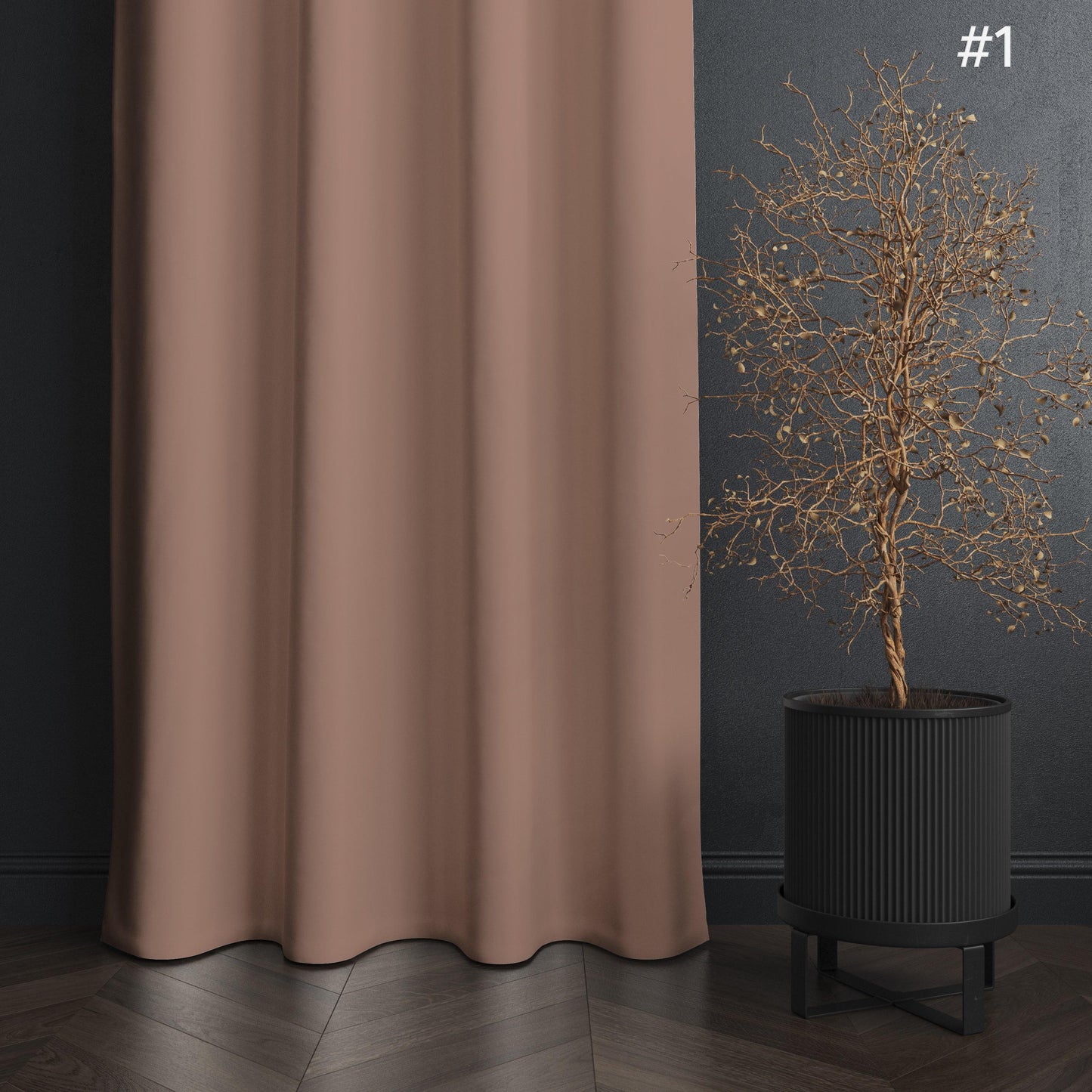 NAVI - Best-Selling Blockout Curtains | 1PC KOREAN SOFT BLOCKOUT CURTAIN | Ring Type for Living Room & Bedroom Window Treatment - Sold Per Piece/Panel - 100% Polyester - Free Shipping & Cash on Delivery Nationwide