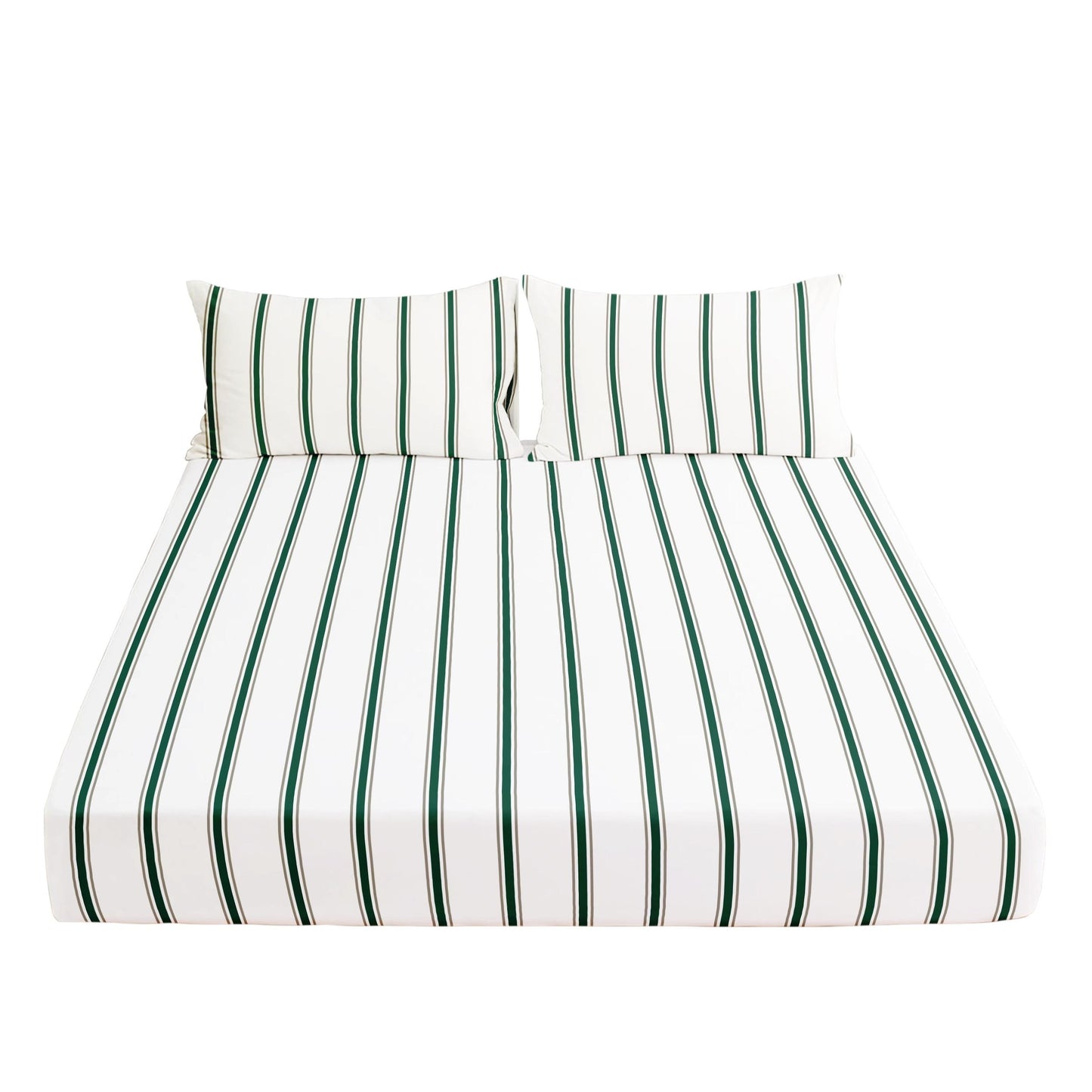 NAVI【GREEN】HAVEN COLLECTION Duvet Cover & Duvet Set Two-Toned Reversible Fully Garterized Hotel Quality 100% Cotton