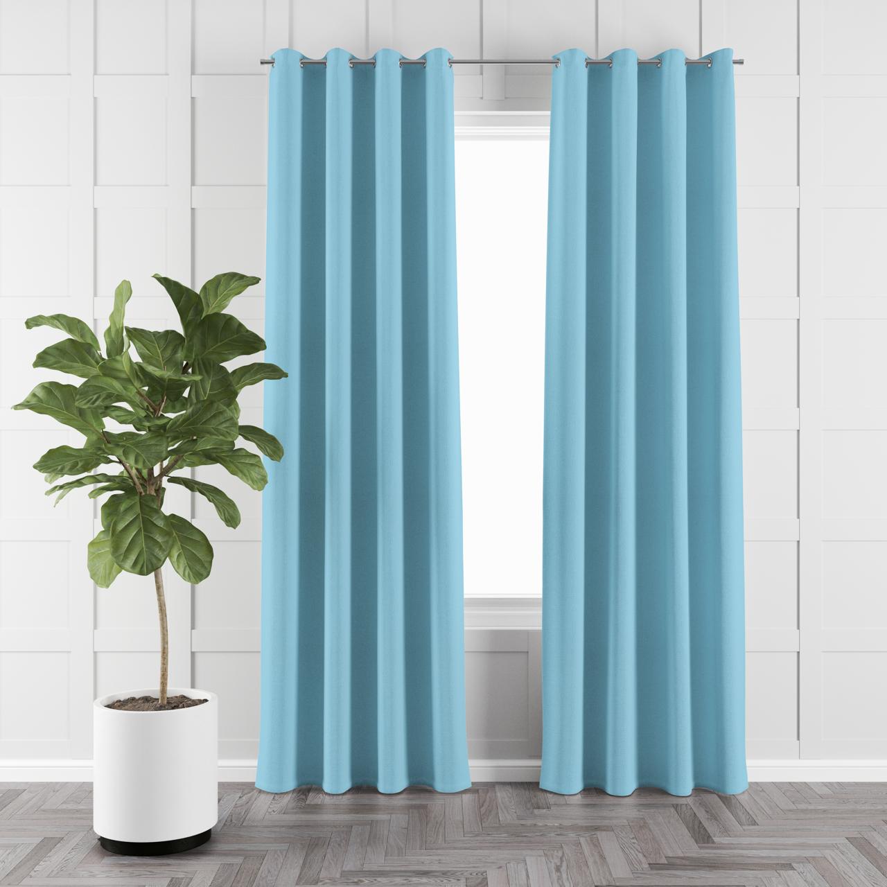 NAVI【NEW RELEASE】Ocean | KOREAN SOFT BLOCKOUT CURTAIN | Summer Collection | Ring Type For Living Room Bedroom Window Treatment