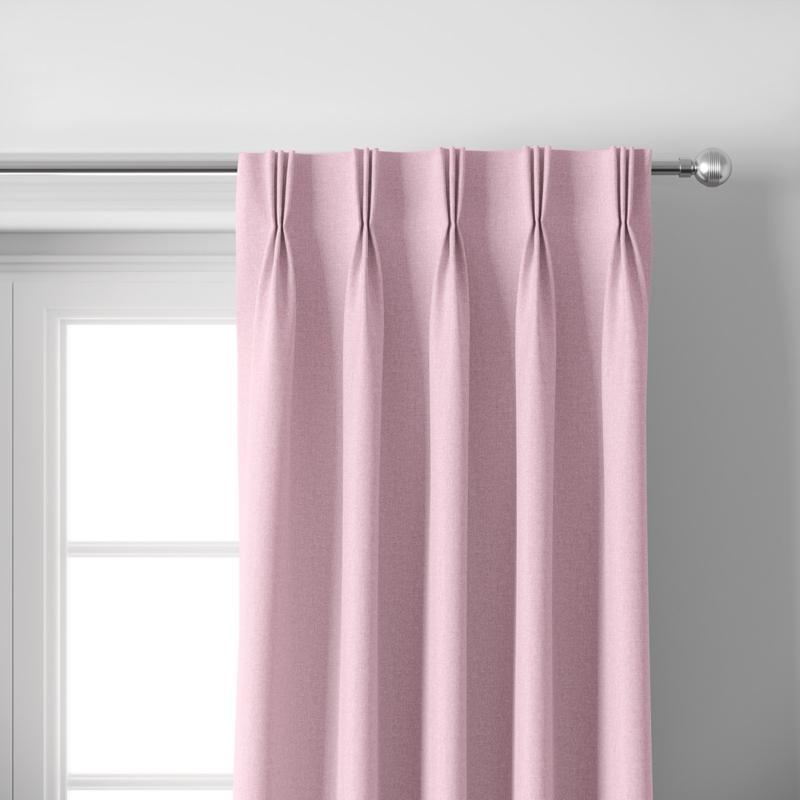NAVI Pinch Pleat Blackout Curtains with Linen Sheer | DIY Pinch Pleat Hook | Korean Soft Blockout | for Living Room & Bedroom Window Treatment | 100% Polyester, Thermal Insulation, Privacy Protection, Sunlight & Sound Blocking, Energy Saving