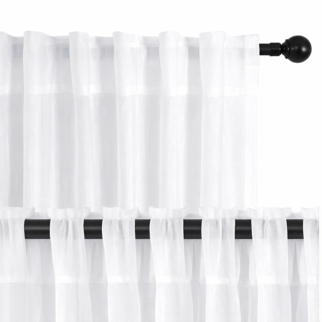 NAVI - The Glass Curtain | Voile Sheer | Sold Per Panel or Bundle Set - Free Shipping Nationwide