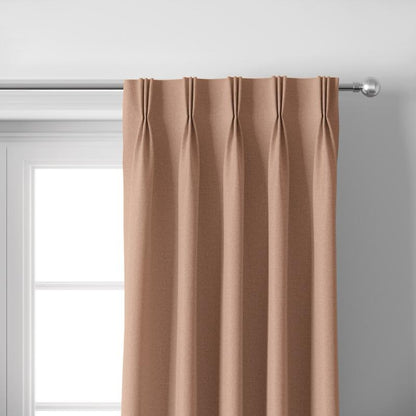 NAVI Pinch Pleat Blackout Curtains with Linen Sheer | DIY Pinch Pleat Hook | Korean Soft Blockout | for Living Room & Bedroom Window Treatment | 100% Polyester, Thermal Insulation, Privacy Protection, Sunlight & Sound Blocking, Energy Saving