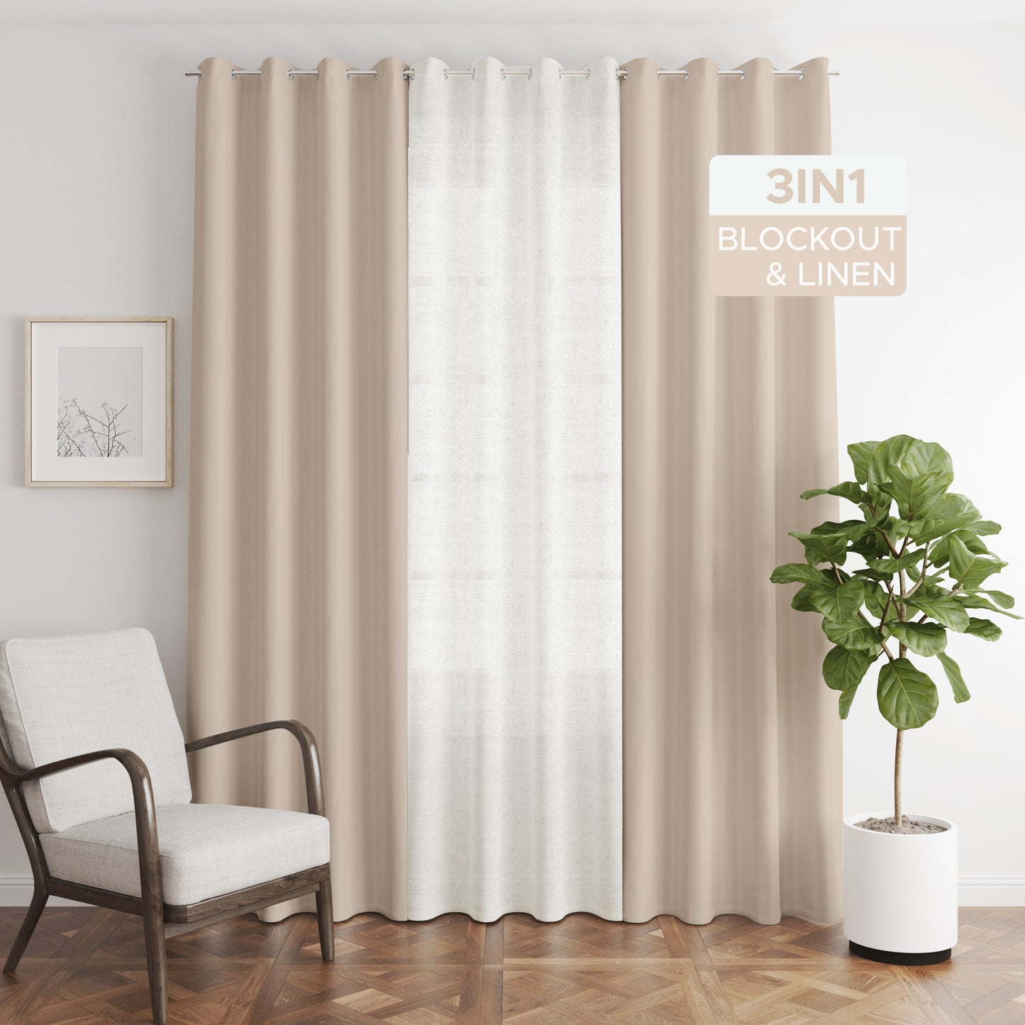 Blockout & Sheer - 3in1 Set