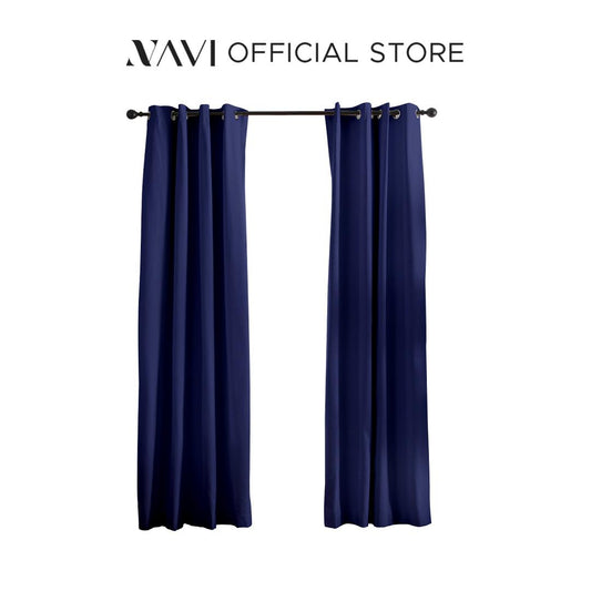 NAVI【BUY 1 & GET 1】Normal Curtains - Dim | For Home Living Room Bedroom Window Treatment