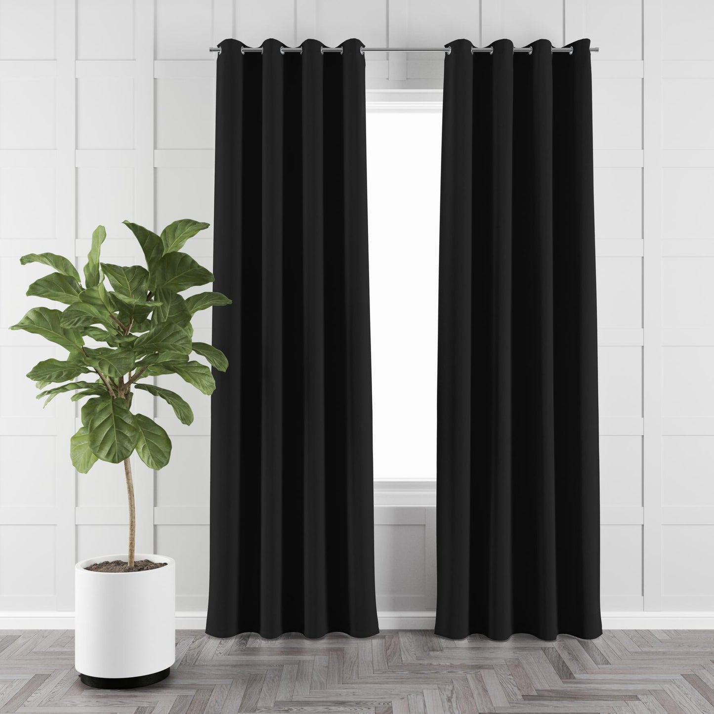 NAVI【BUY 1 & GET 1】KOREAN SOFT BLOCKOUT CURTAIN  | For Home Living Room Bedroom Window Treatment