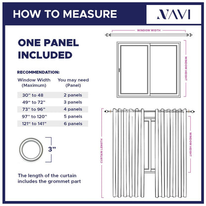 NAVI - 3in1 KOREAN SOFT BLOCKOUT CURTAIN | For Home Living Room Bedroom Window Treatment
