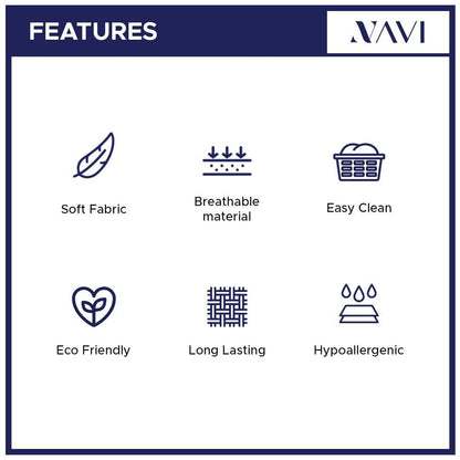 NAVI 4in1 Duvet Set | Two-Toned Reversible | Hotel Quality Bedding Set  (No Filler Included)