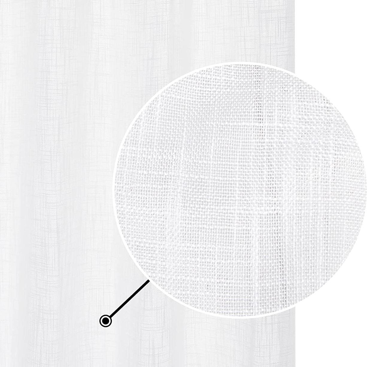 NAVI Short Blockout Curtain | Grommet Ring | for Small Windows | Half Window Coverage | Light Control & Privacy