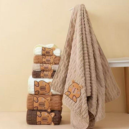 NAVI Bath Towel | Capybara Ultra Soft & Absorbent | Quick Dry Bathroom Essentials