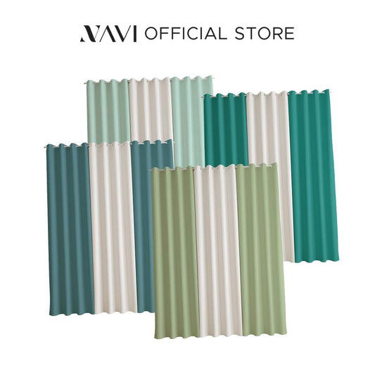 NAVI - 1PC Normal Curtain - Nature | For Home Living Room Bedroom Window Treatment | SOLD PER PIECE/PANEL