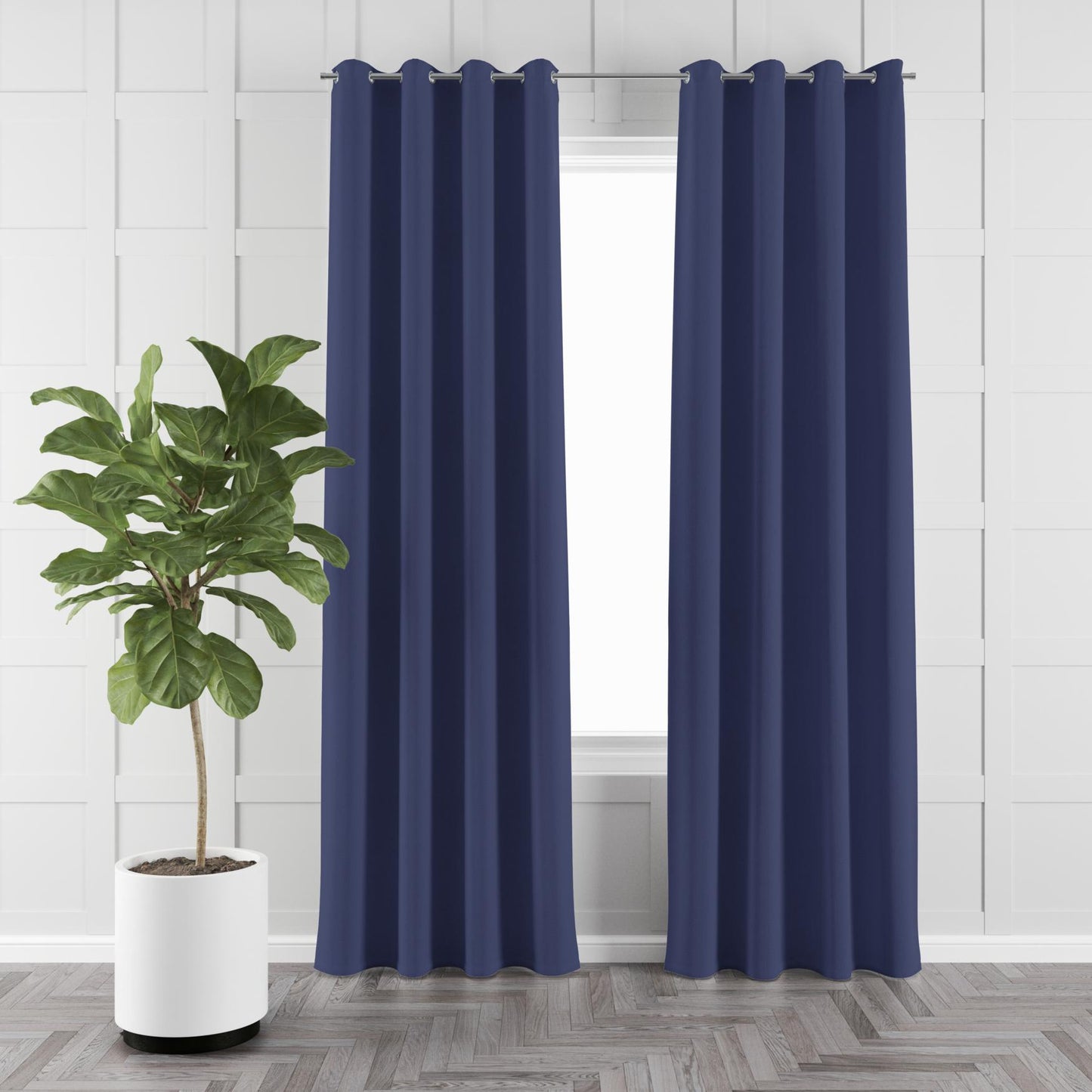 NAVI【BUY 1 & GET 1】KOREAN SOFT BLOCKOUT CURTAIN  | For Home Living Room Bedroom Window Treatment