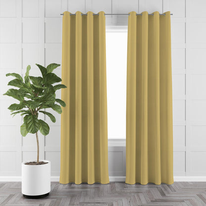 NAVI【NEW RELEASE】Lemon | KOREAN SOFT BLOCKOUT CURTAIN | Summer Collection | Ring Type For Living Room Bedroom Window Treatment