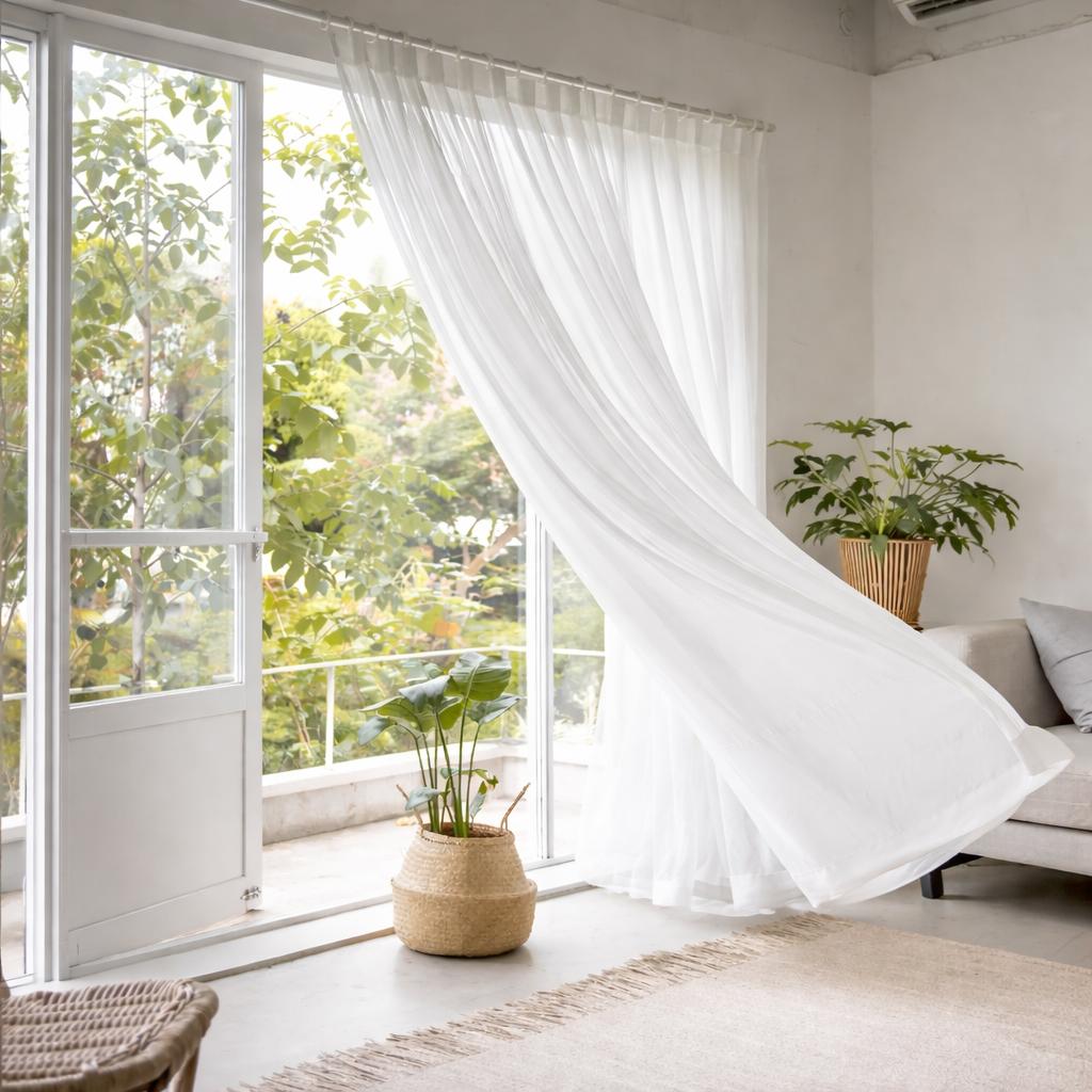 NAVI - The Glass Curtain | Voile Sheer | Sold Per Panel or Bundle Set - Free Shipping Nationwide