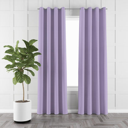 NAVI【NEW RELEASE】Lavender | KOREAN SOFT BLOCKOUT CURTAIN | Summer Collection | Ring Type For Living Room Bedroom Window Treatment