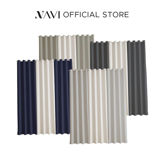 NAVI - 1PC Normal Curtain - Dim| For Home Living Room Bedroom Window Treatment | SOLD PER PIECE/PANEL