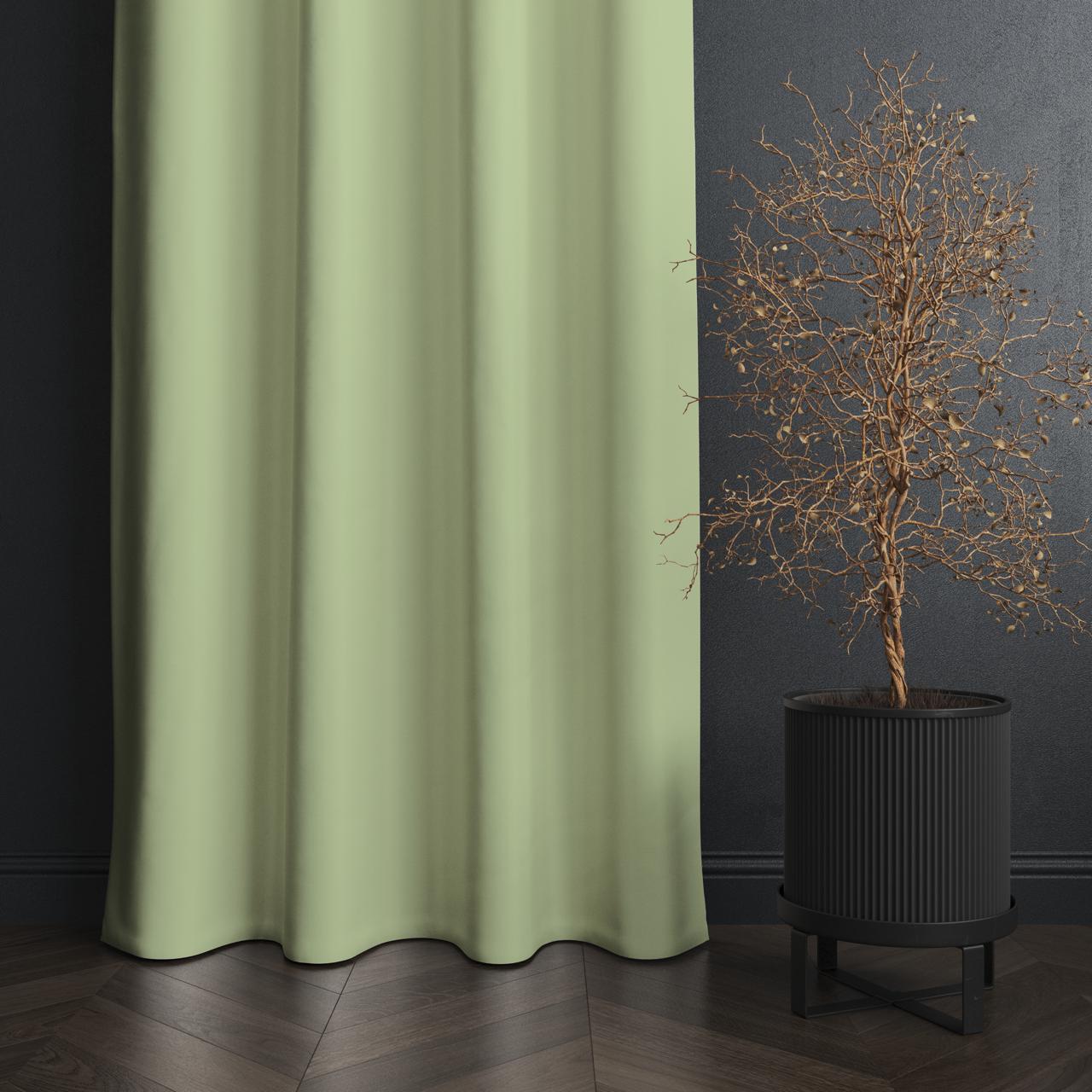 NAVI【NEW RELEASE】Avocado | KOREAN SOFT BLOCKOUT CURTAIN | Summer Collection | Ring Type For Living Room Bedroom Window Treatment