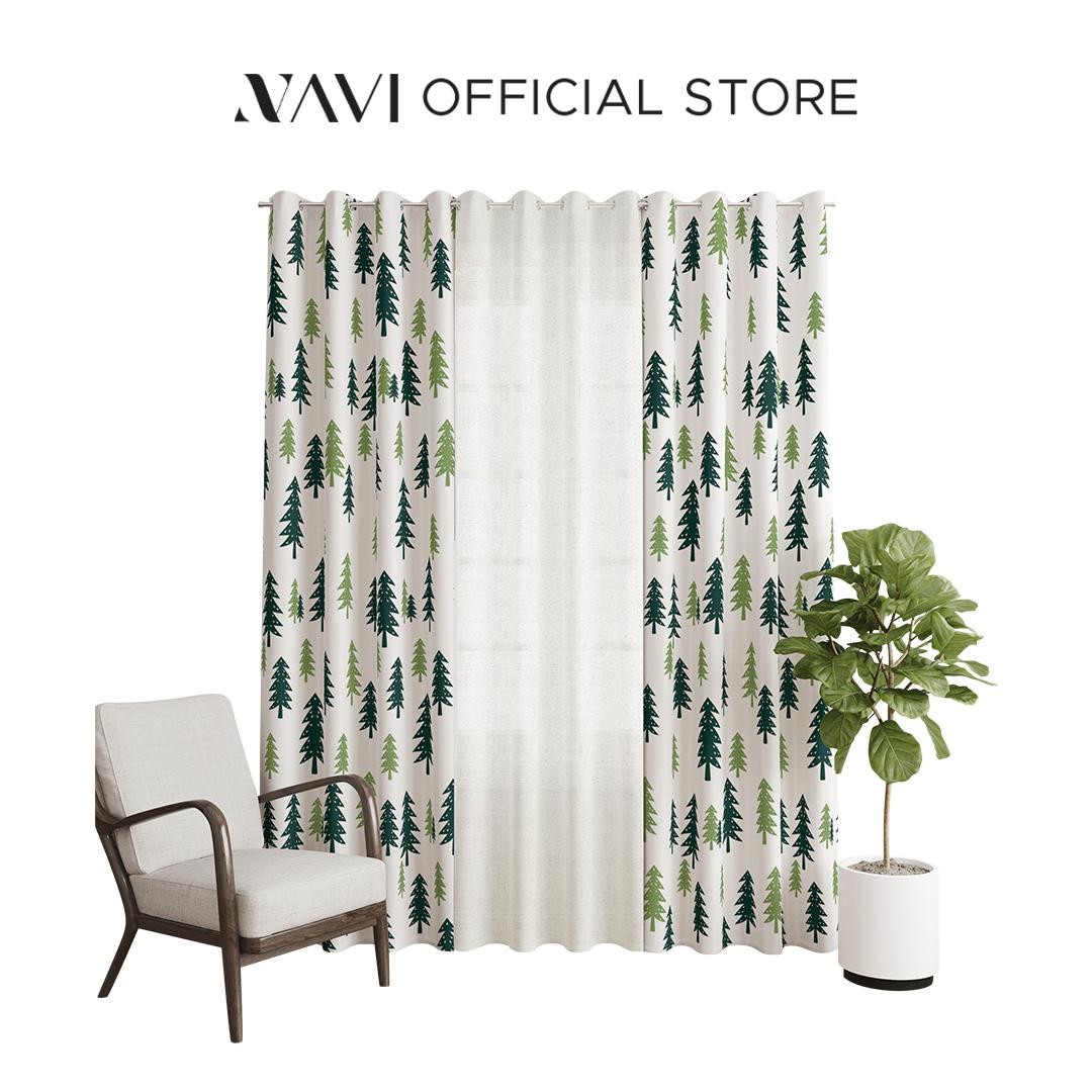 NAVI【The Holiday Collection】Christmas Curtain | Ring Type For Living Room Bedroom Window Treatment